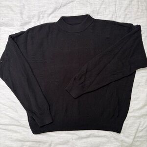 Represent Black Cashmere Blend Loose Knit Sweater size L